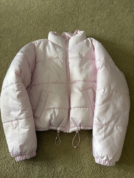 Jackets & Blazers - Juniors Light Pink Puffer Jacket